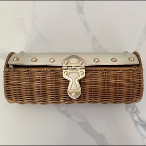 Michael Kors Santorini Rattan Clutch